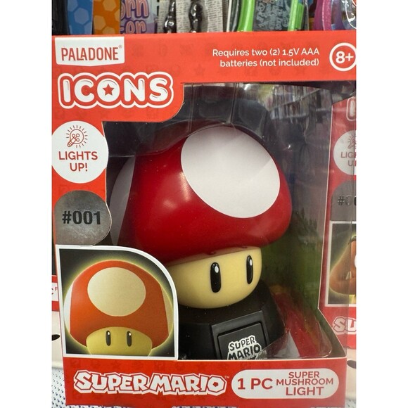 Paladone Icons Super Mario Super Mushroom Light FBPB - Picture 1 of 1